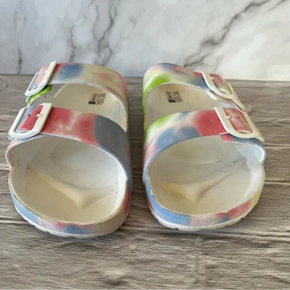 Robin Ruth Pastel Double Strap Slides - Picture 3 of 10